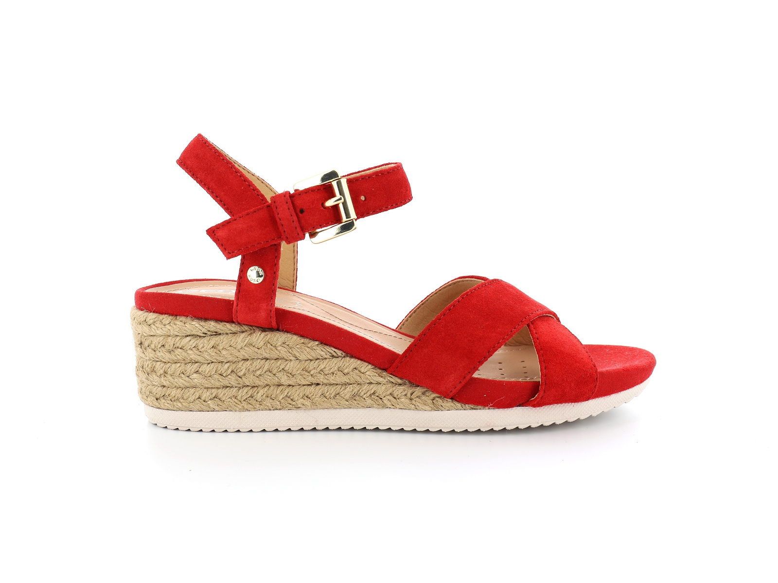 Geox-D ISCHIA CORDA D02HHC Matières combinées Rouge
