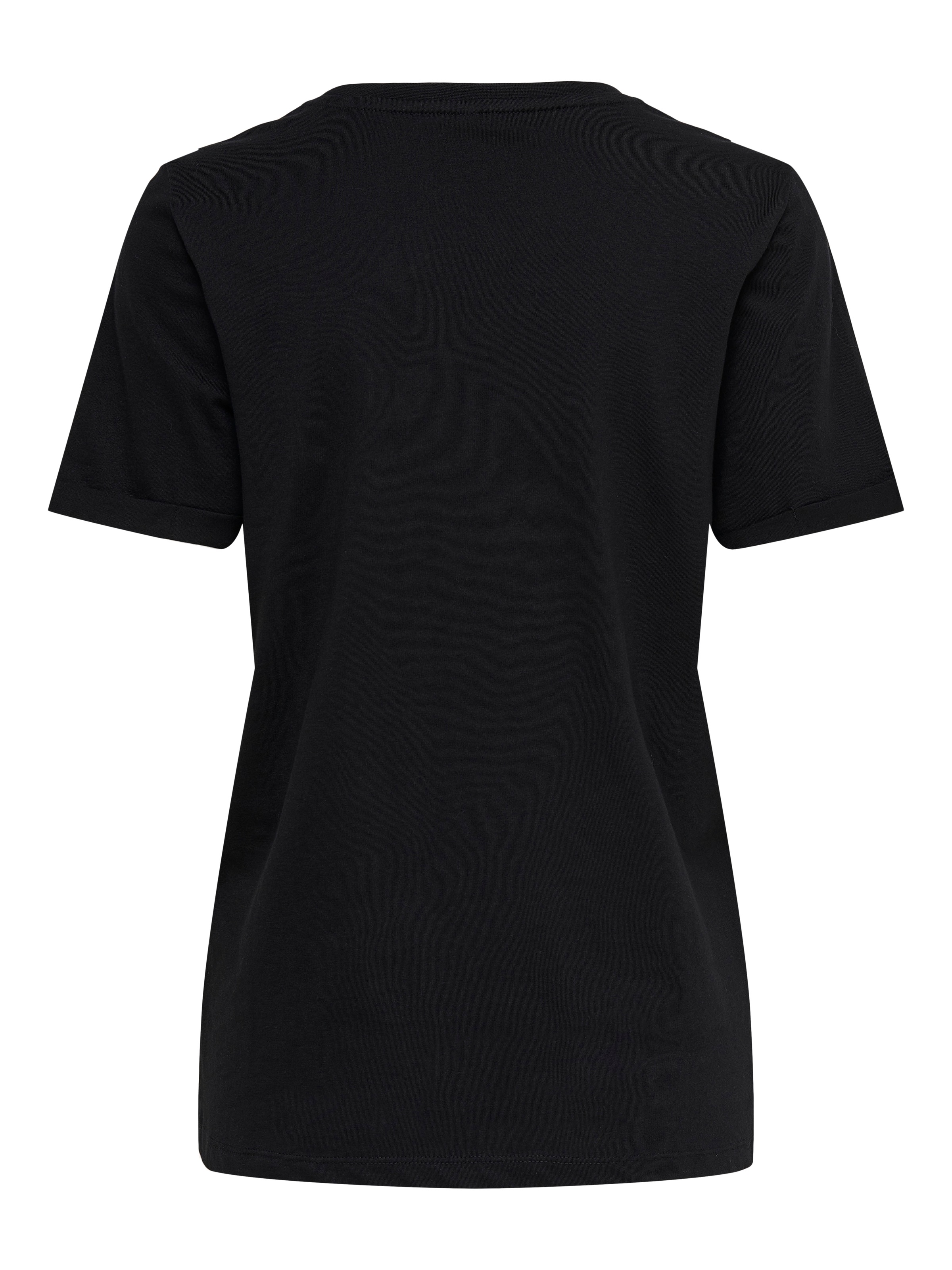 ONLY Kurzarmshirt »ONLKITA LIFE S/S TOP NOOS«, regular fit, casual, Single Jersey, Baumwolle, Rundhals