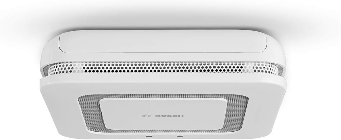 Bosch Smart Home Rauchmelder Twinguard mit Luftqualitätsmessung und App-Funktion, kompatibel mit Apple Homekit