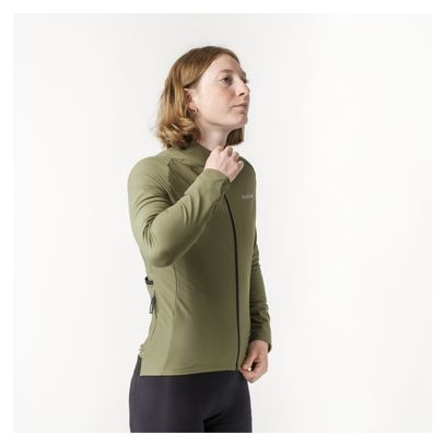 Maillot Manches Longues Femme GripGrab Thermapace Thermal Vert