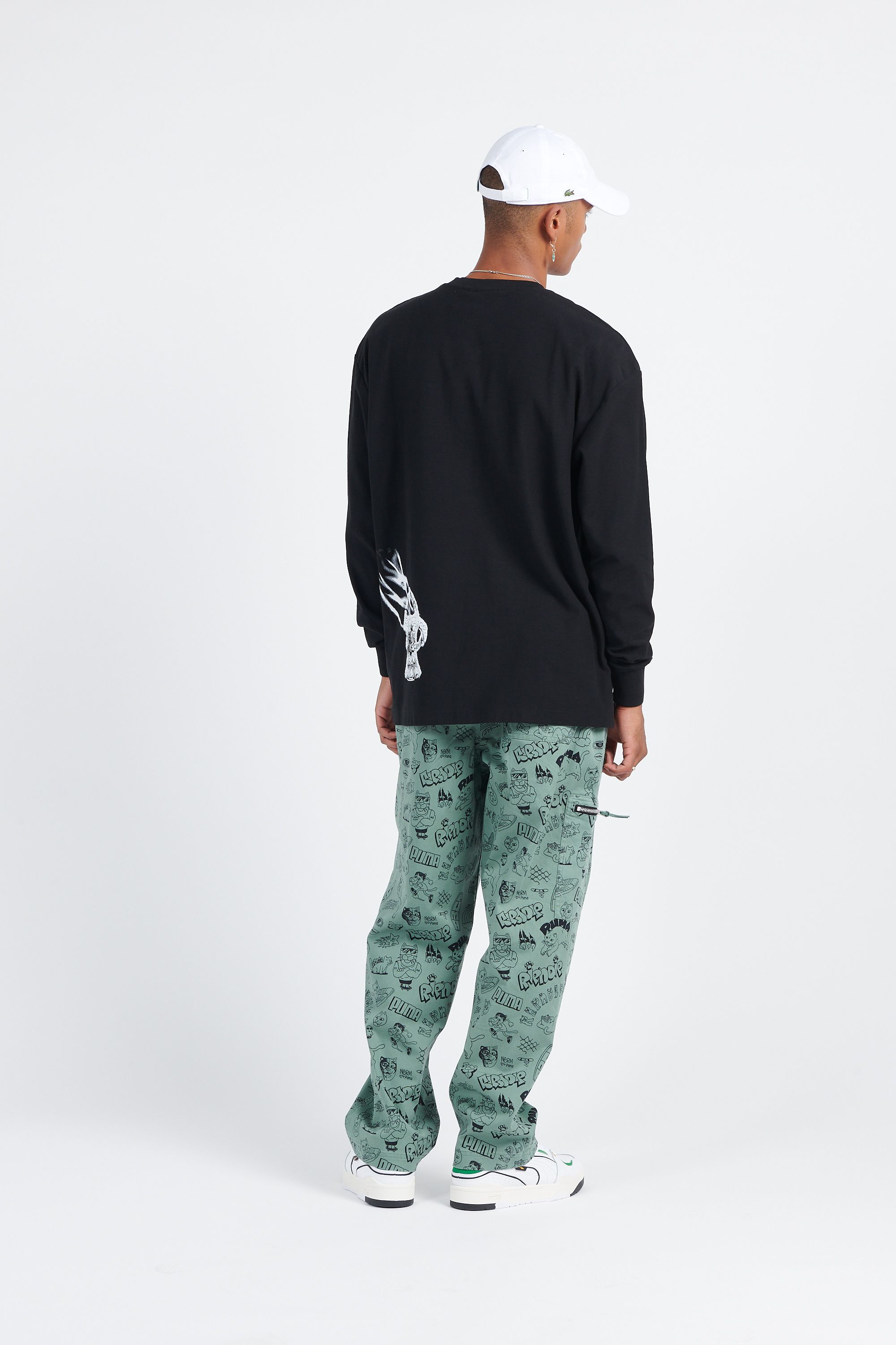 Daily Paper T-shirt rolandis ls t-shirt Noir