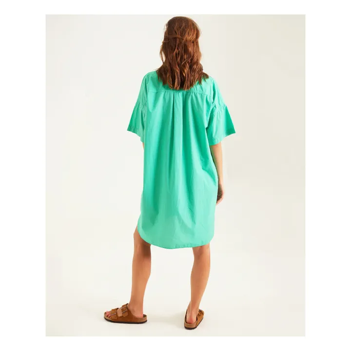 Sacrécoeur Robe Chemise Sami Popeline de Coton | Vert Menthe