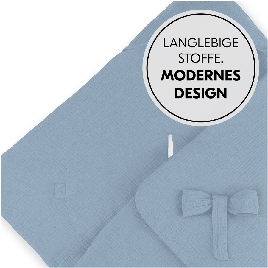 hauck Einschlagdecke Snuggle so Cosy Dusty Blue