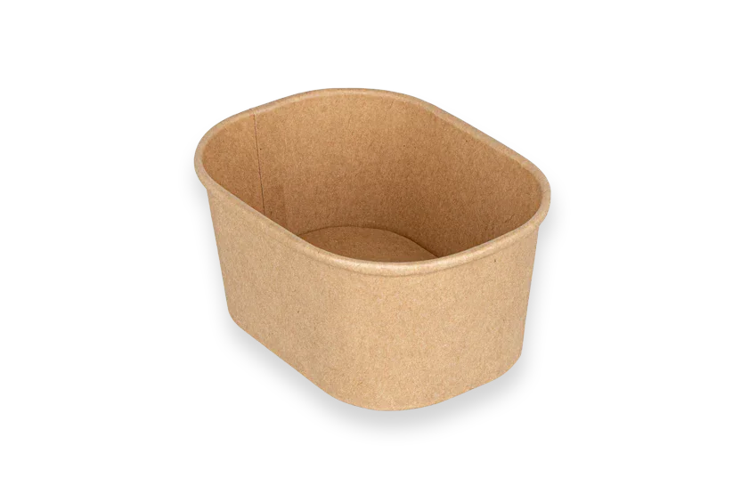 Sausbakjes 250ml 108mm rechthoekig kraft