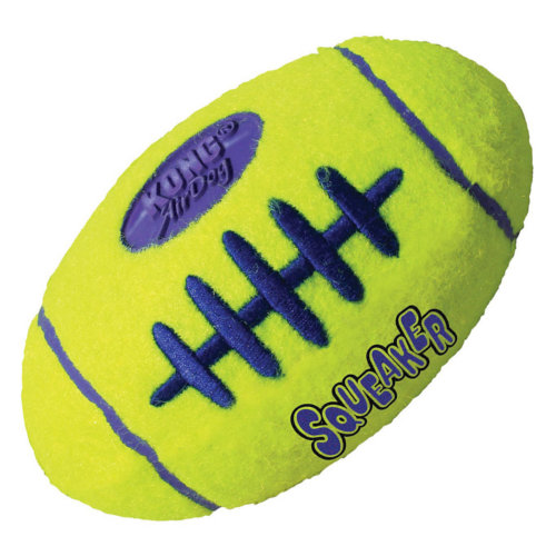 Bola oval Kong Air Dog com apito para cães