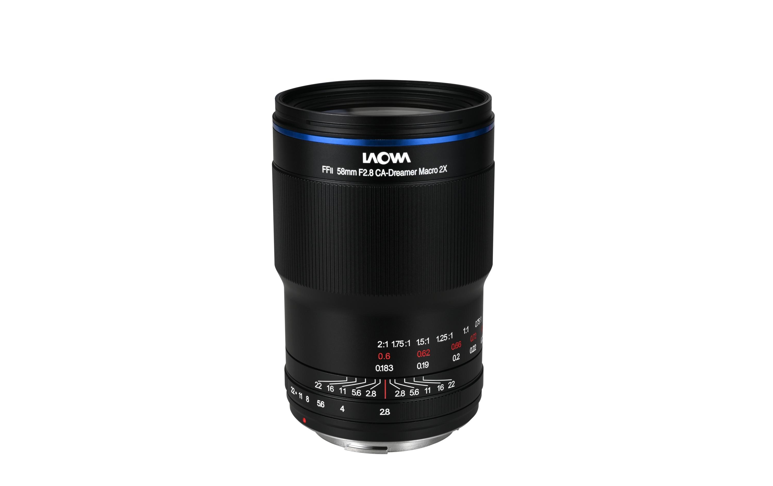 Festbrennweite 58 mm f/2.8X Ultra Macro APO – E-Mount<br>Makro-/Porträtobjektiv mit Innenfokussierung
