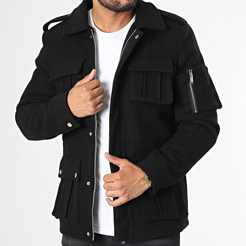 Veste Zippée Noir