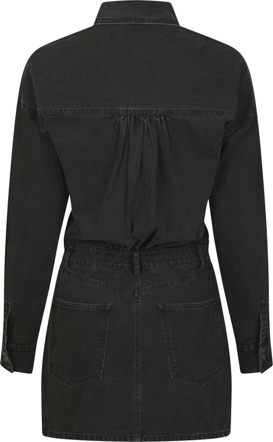 Neo Noir Zoe Denim Dress Black