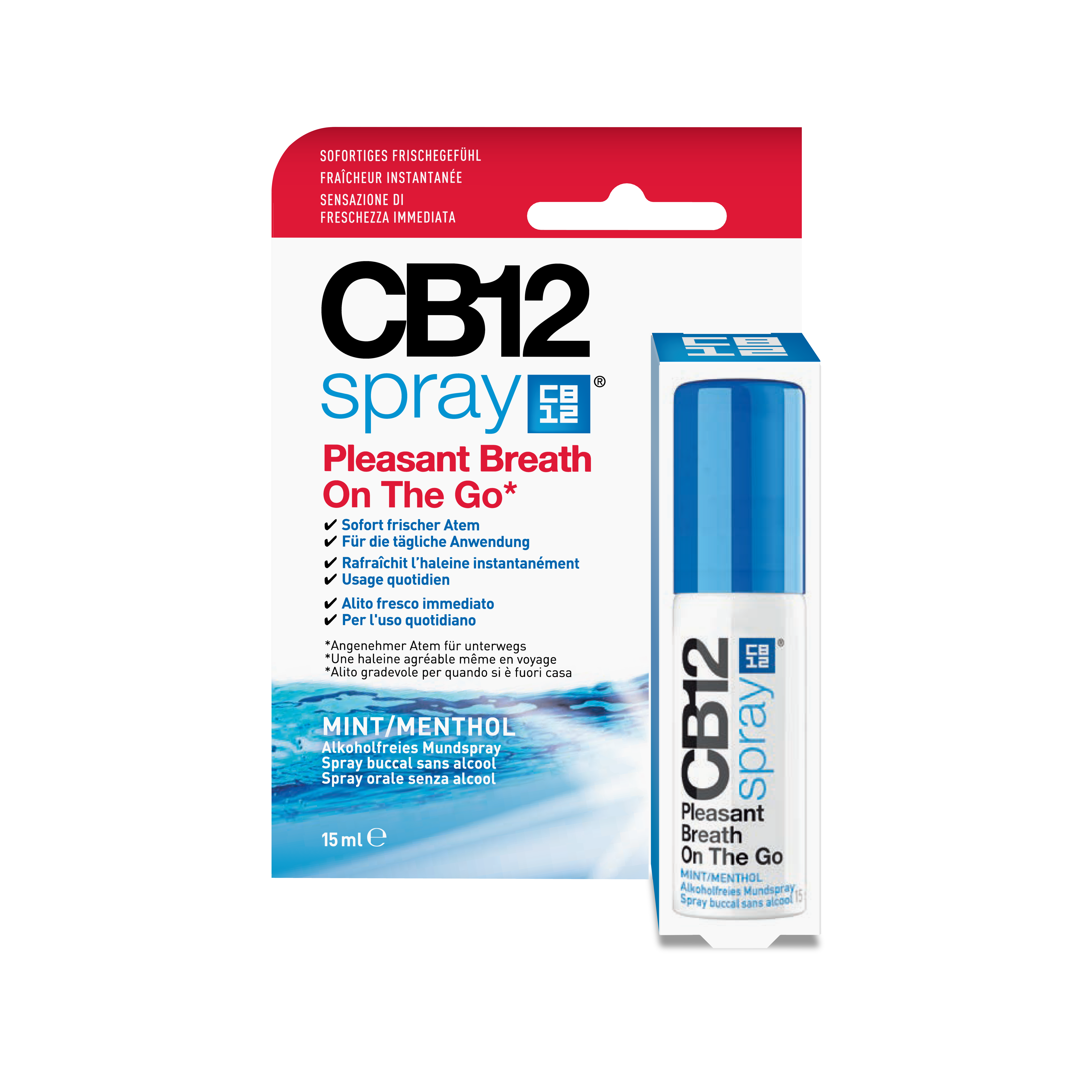 CB12 Spray<br>15 ml, Flasche, Spray, Mint/Menthol