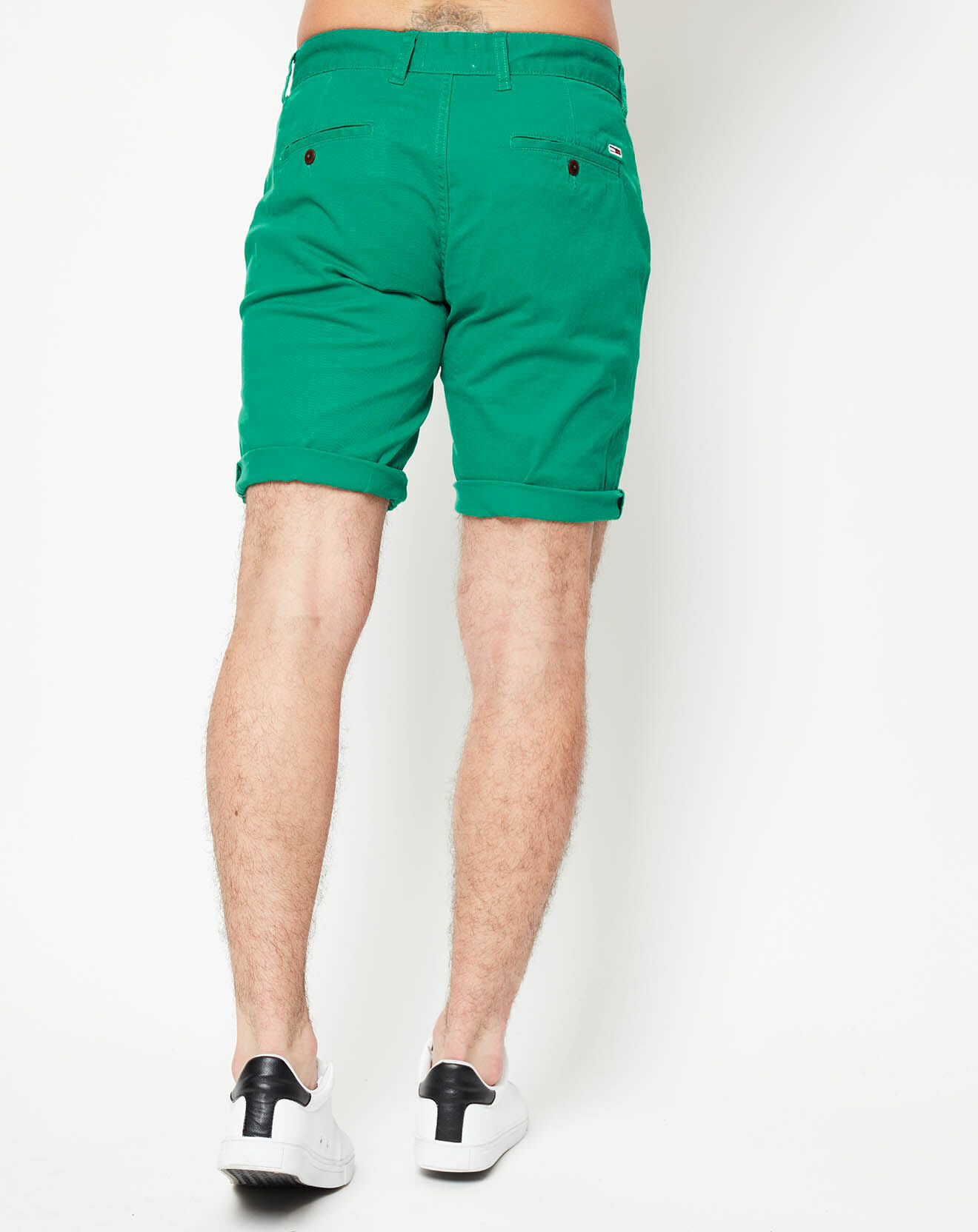 Tommy Jeans Short chino vert