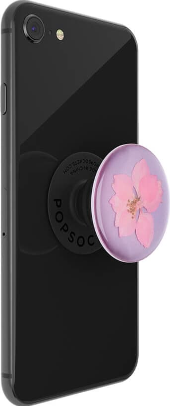 Popsockets Premium greb til mobile enheder (Pressed Flower Delphinium)
