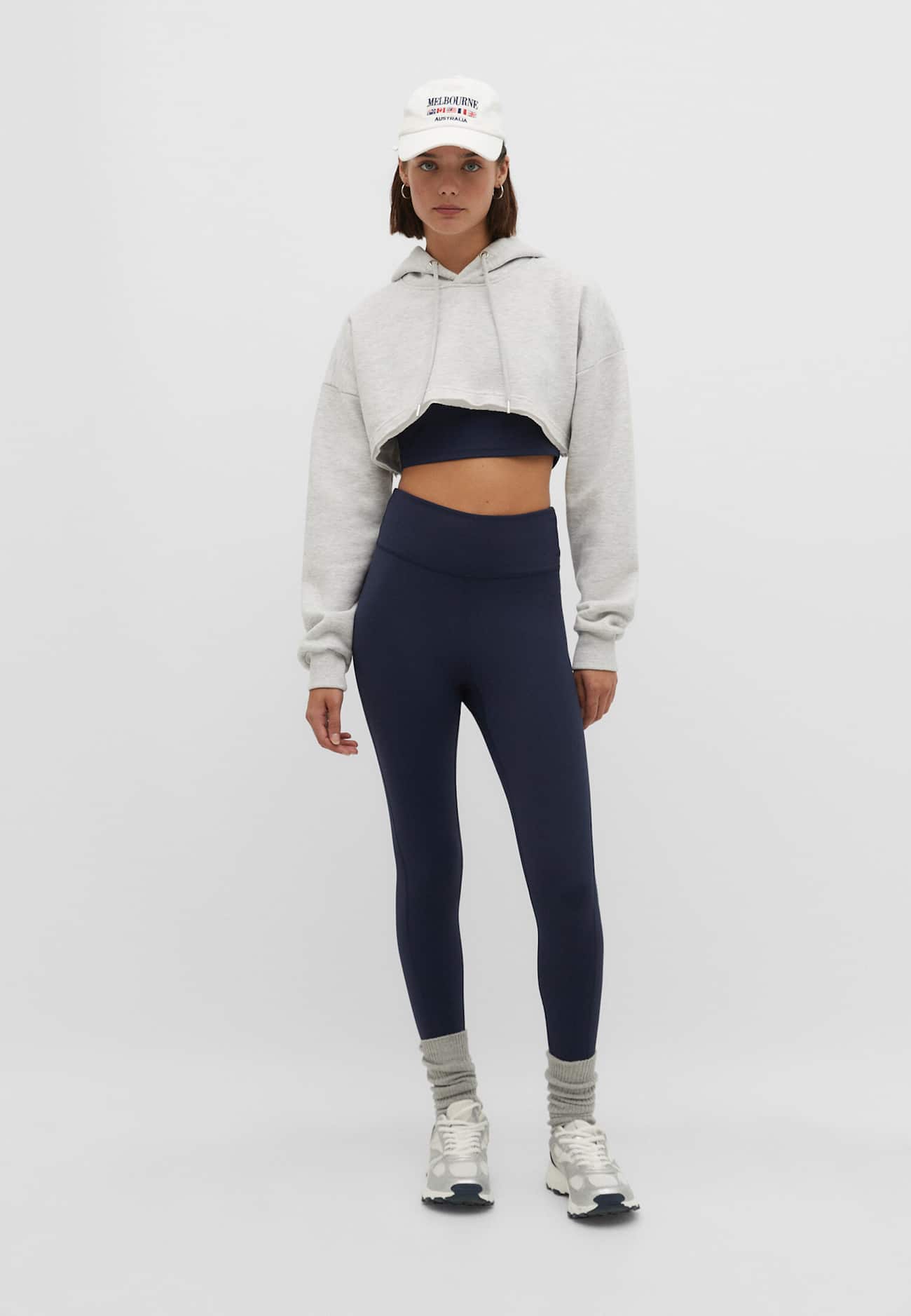 Moletom cropped