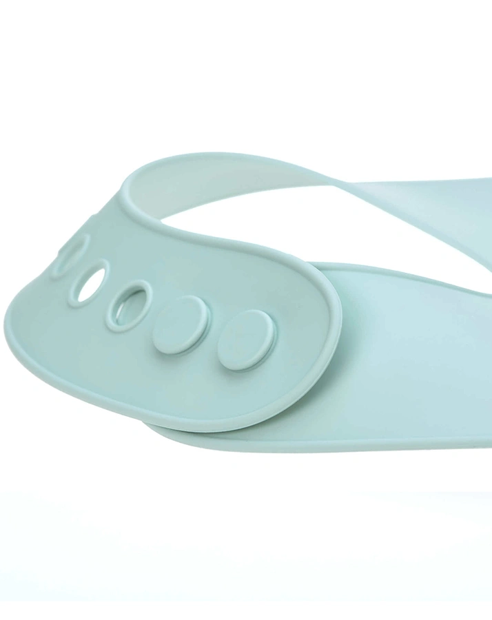 Silikon-Lätzchen LITTLE CHUMS – MOUSE mit Auffangschale in blau