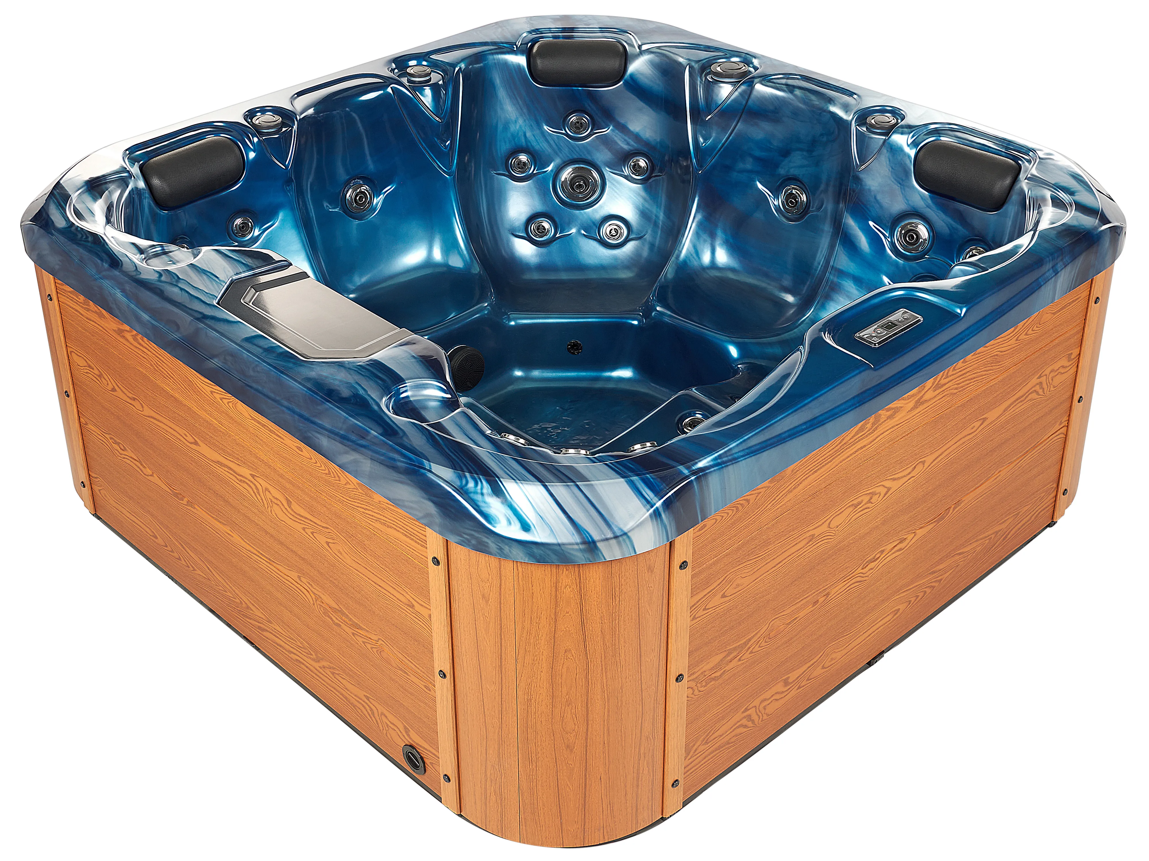Buiten hottub met LED LASTARRIA Blauw