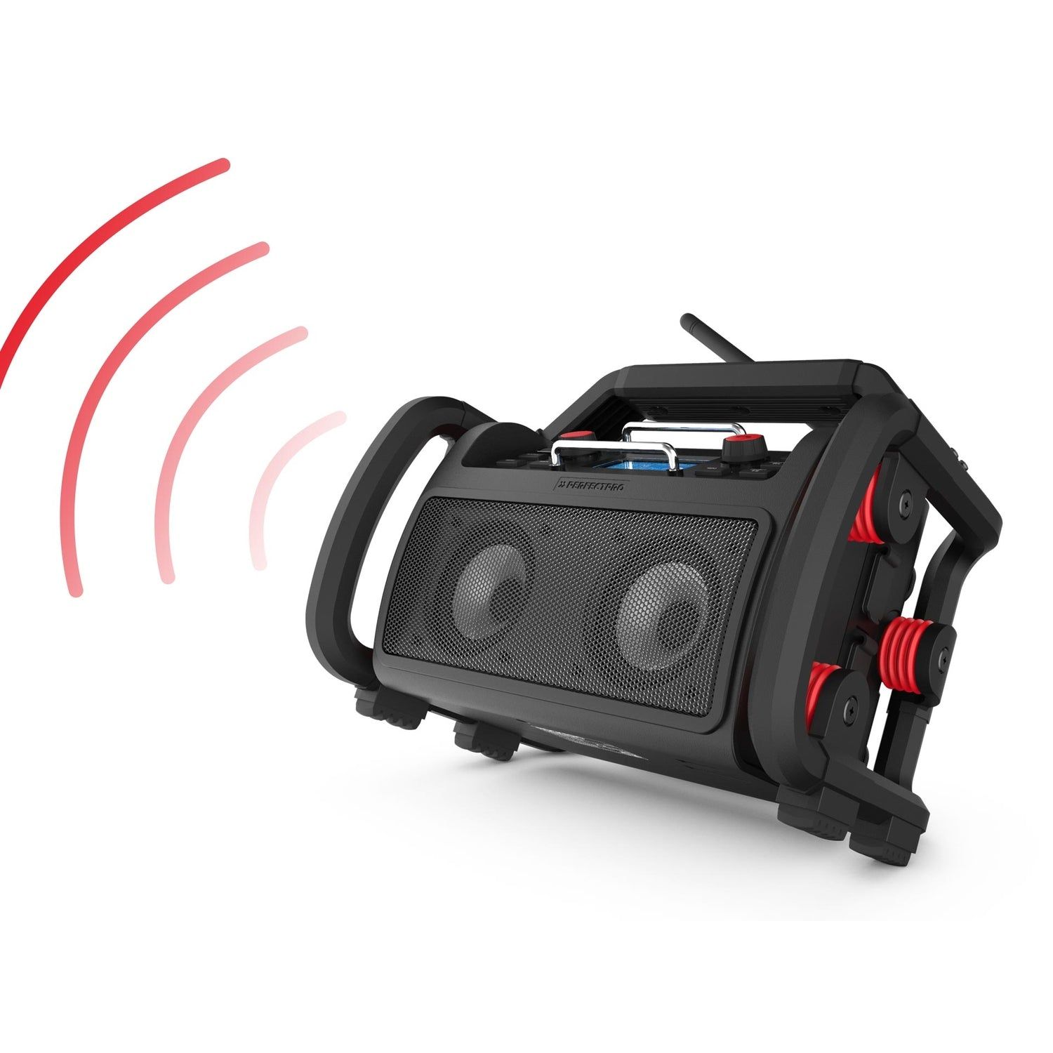 Perfectpro RP2 ROCKPRO Bouwradio Oplaadbaar DAB  Bluetooth
