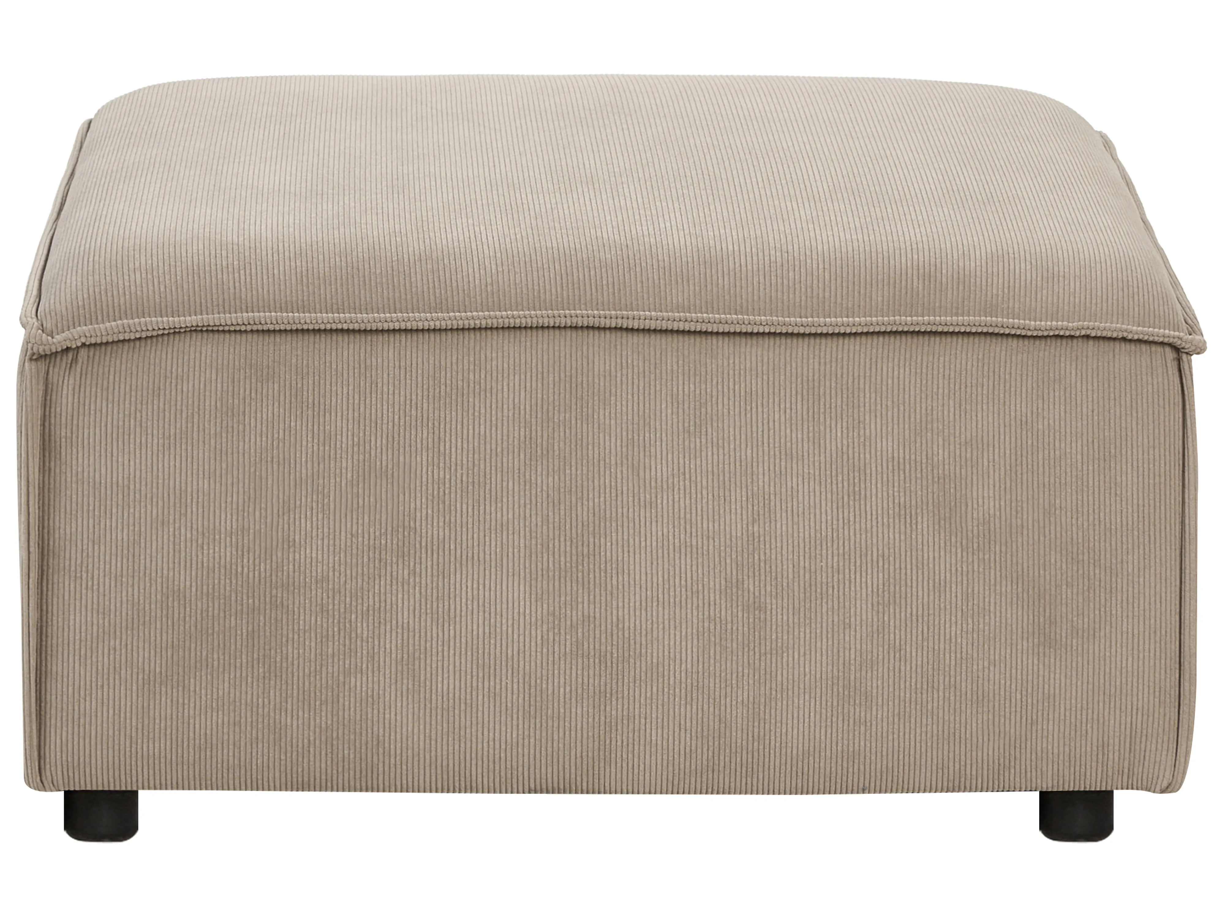 Modulaire hoekbank 3-zits ARDAL Corduroy Lichtbruin met ottomaan linkszijdig