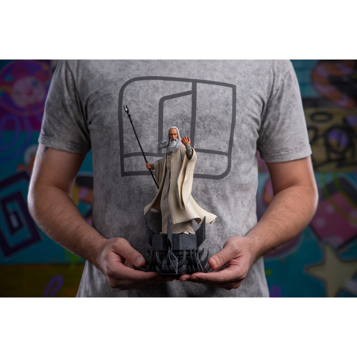 Iron Studios Ringenes Herre actionfigur (Saruman)