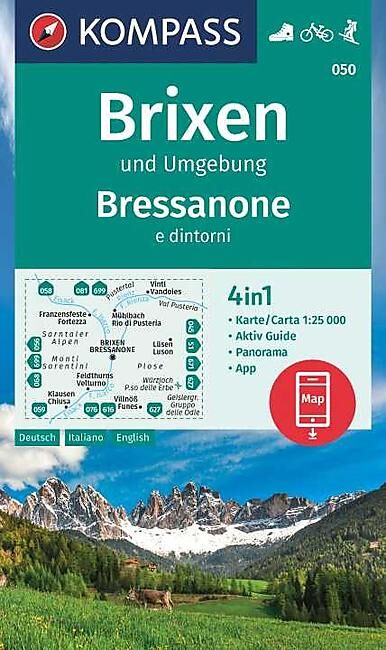 KOMPASS - 050 BRIXEN BRESSANONE KOMPASS