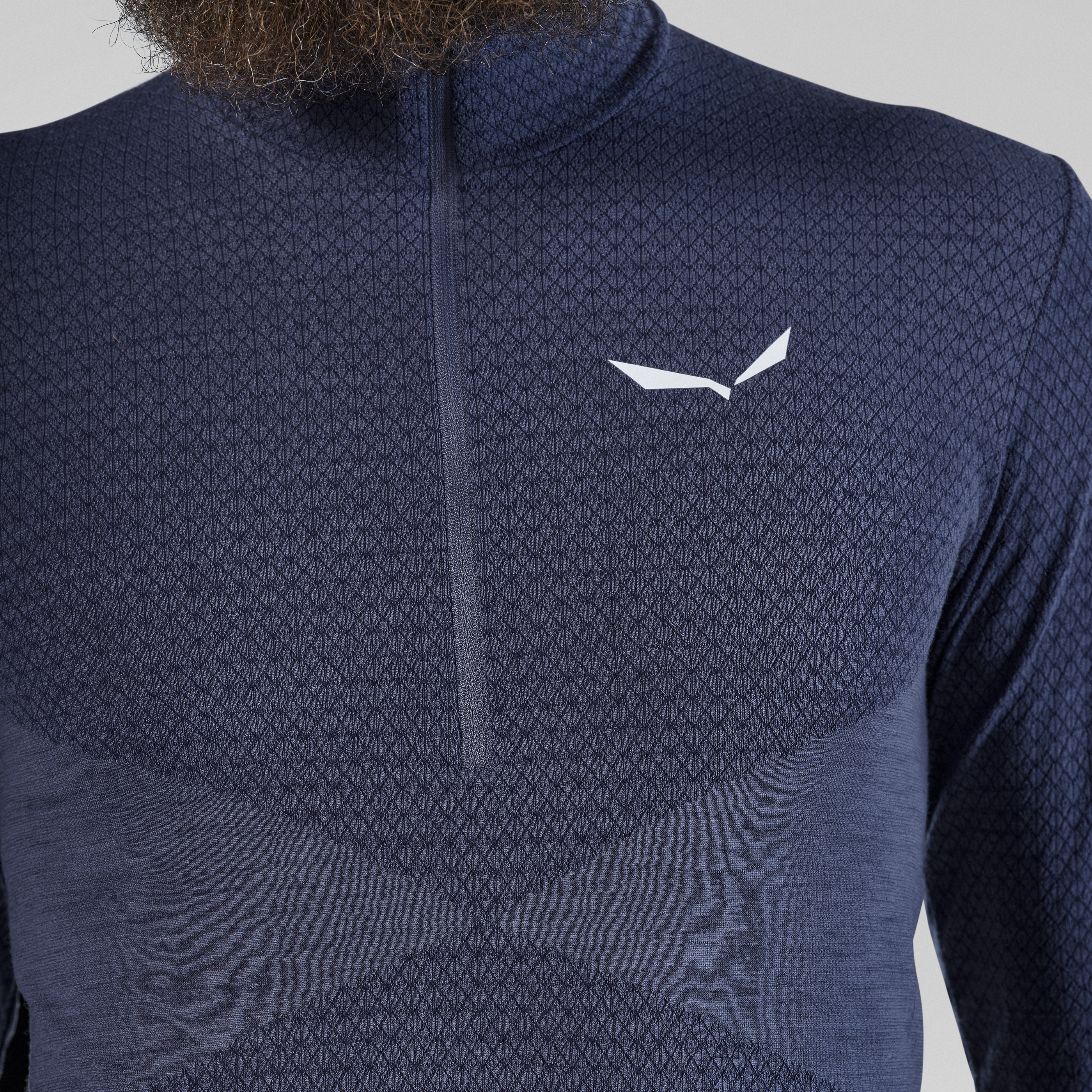 Zebru Responsive Half-Zip T-Shirt Herren