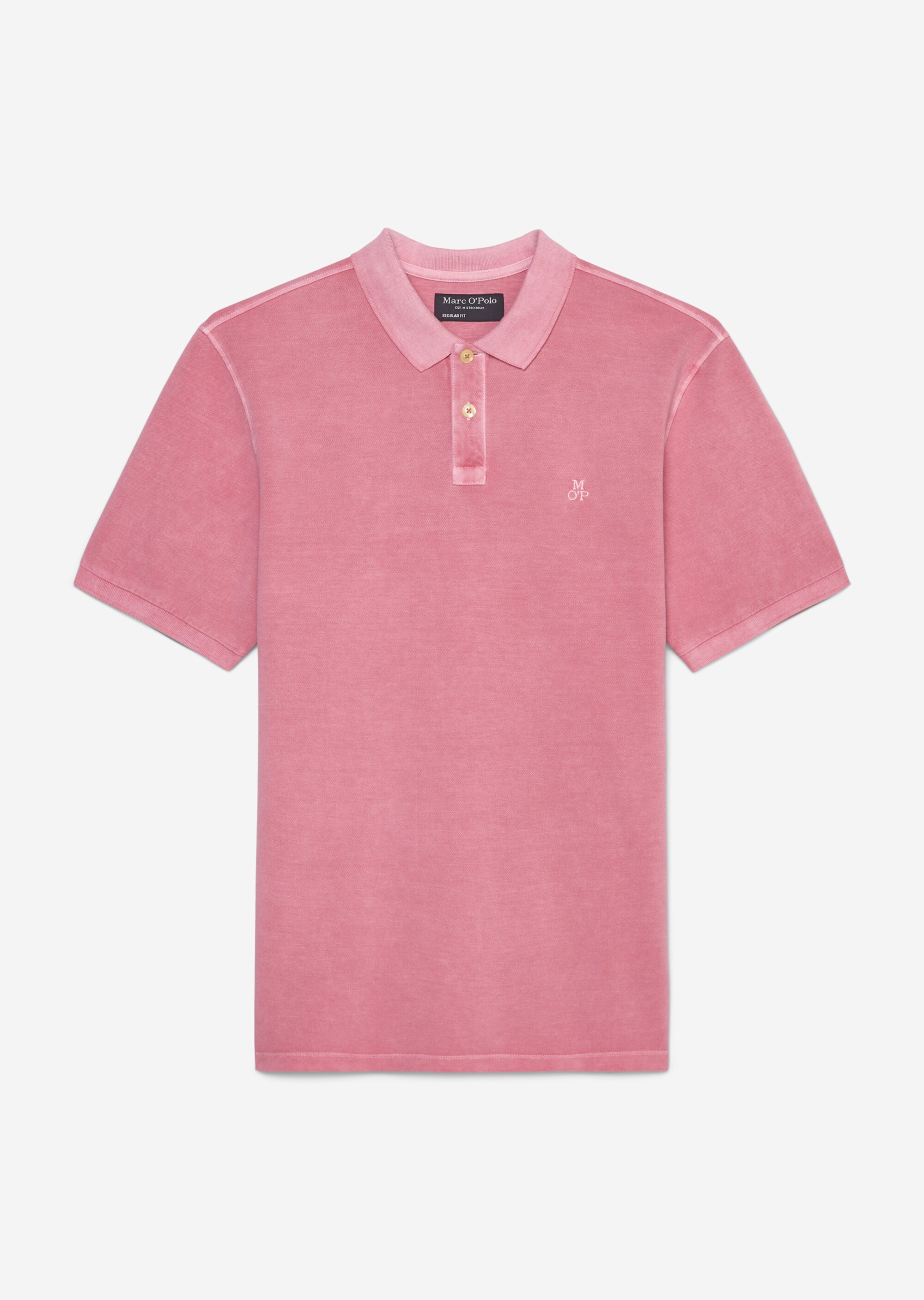 Kurzarm-Poloshirt Piqué regular aus Bio-Baumwolle