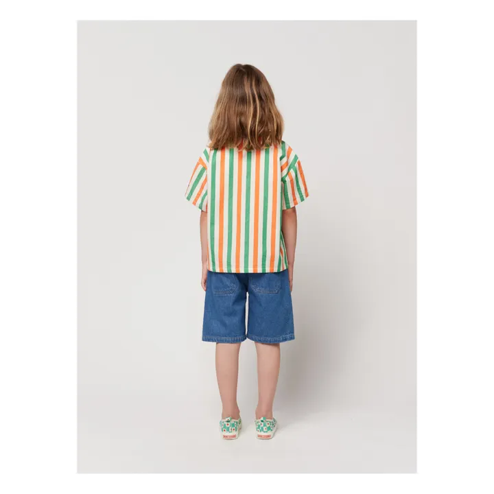 Bobo Choses Bermuda Denim Color Block | Bleu jean
