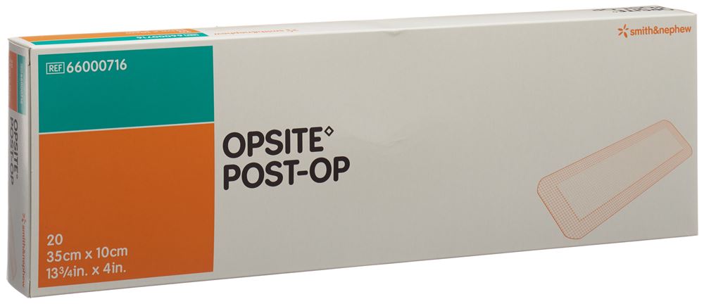 OPSITE Folienverband<br>20 × 1 Stück, Beutel, 35x10cm, steril