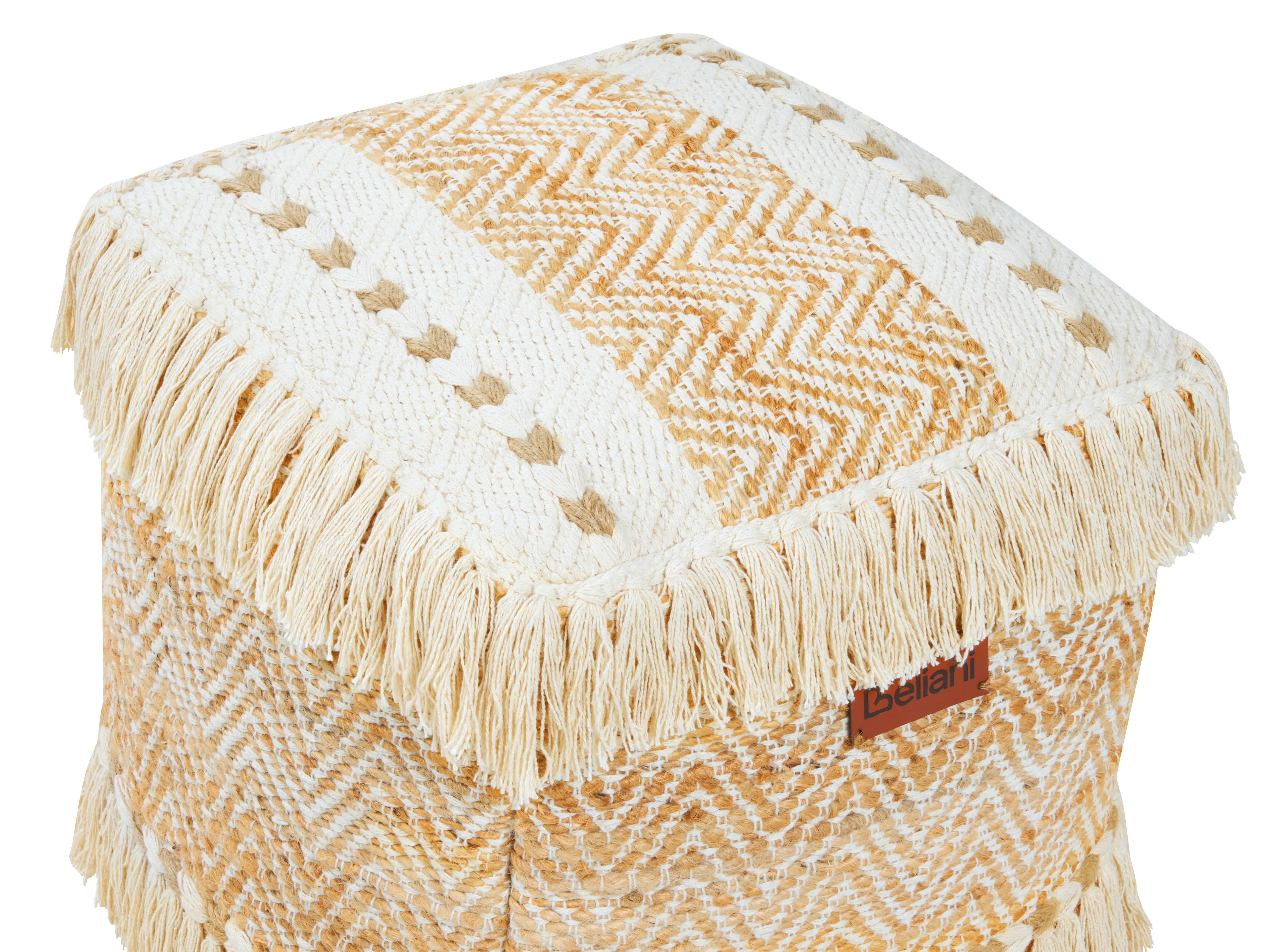Poef ALUPOLA Jute Beige