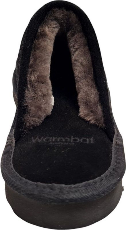 Warmbat - Herenpantoffels - Suède - Grijs - EVA-Rubberzool