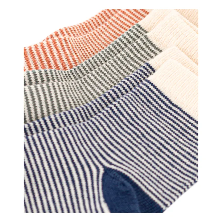 Petit Bateau Lot 3 Paires de Chaussettes Milleraies | Ecru