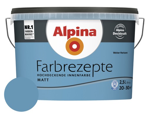 Alpina muurverf kleur recepten Further Horizon 2.5 l