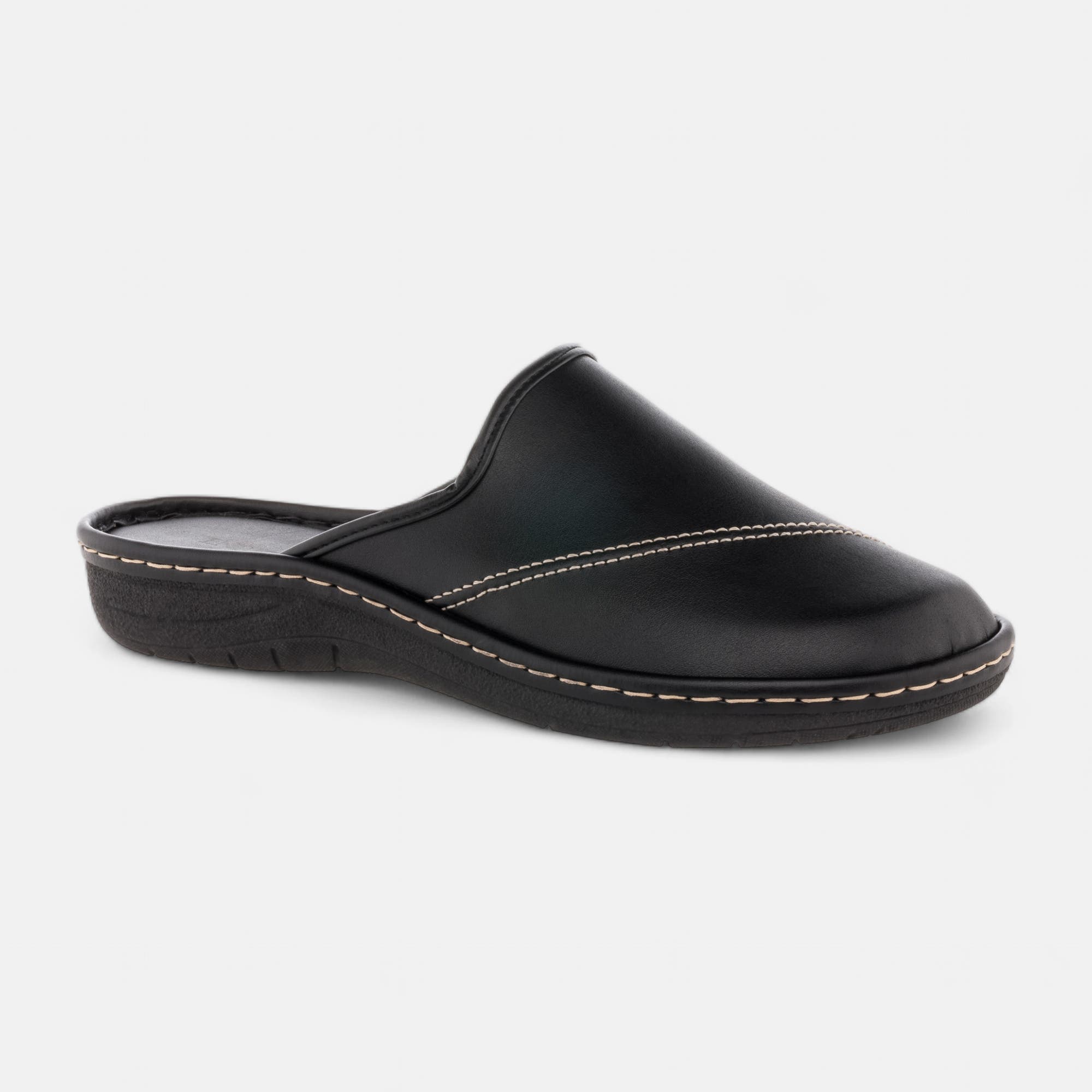 Pantoufles mules Homme noir