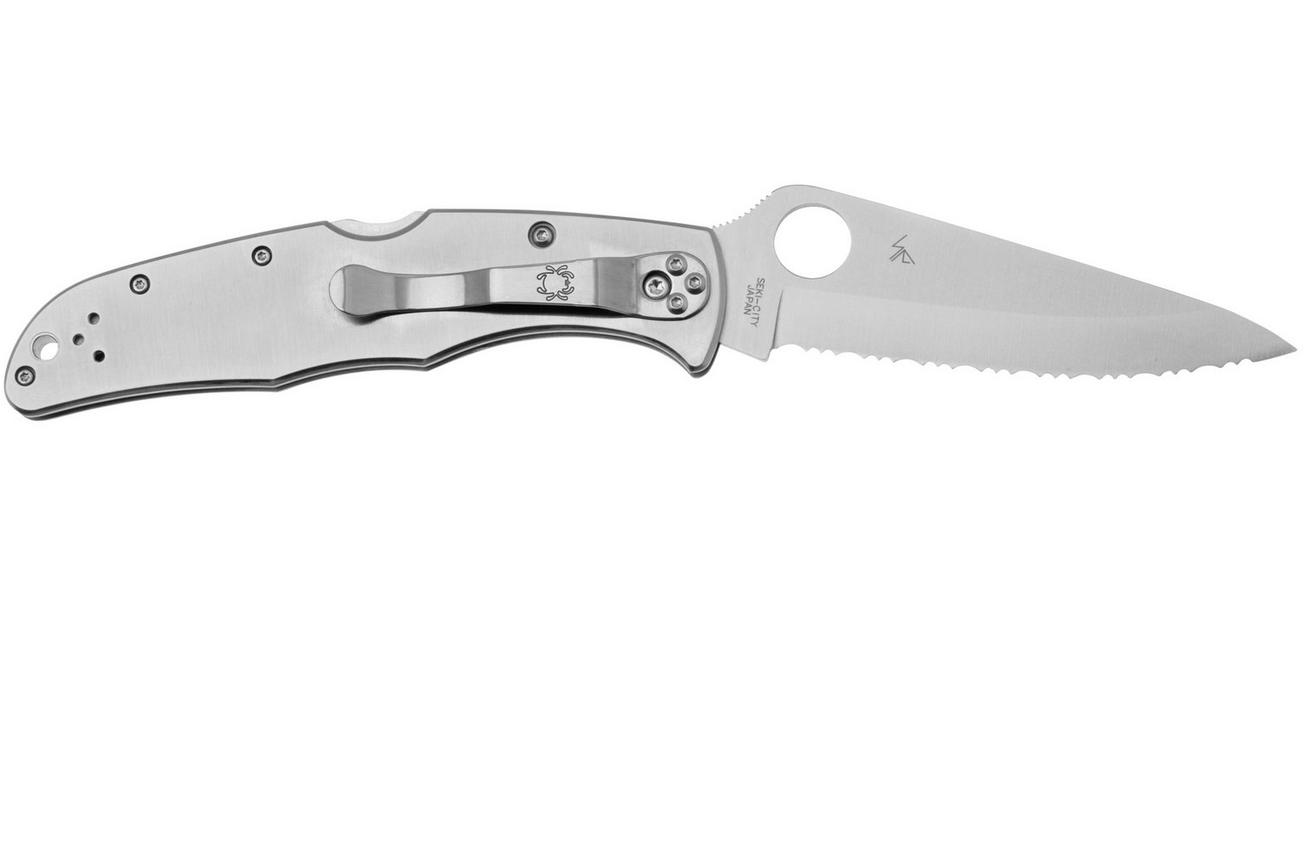 Spyderco Endura 4 Stainless Steel C10S serrated zakmes