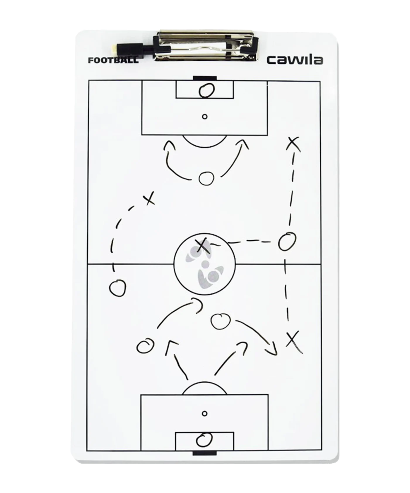 Cawila Clipboard Fußball Weiss