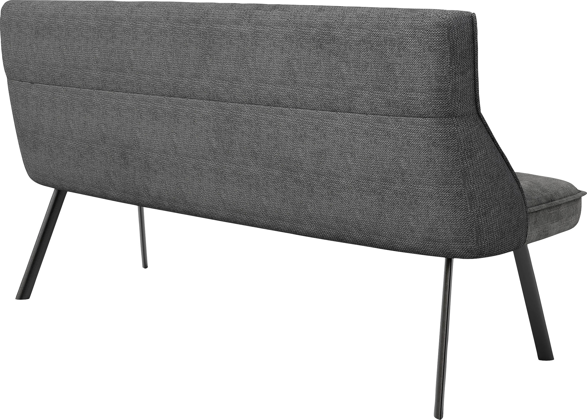 byLIVING Polsterbank »California« 1 Stk. tlg. 180 cm Bank, Webstoff und Vintage Samt mit gemütlicher Nosaqfederung