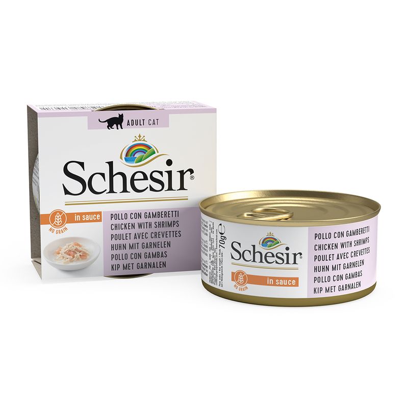 Schesir Natural en sauce 24 x 70 g