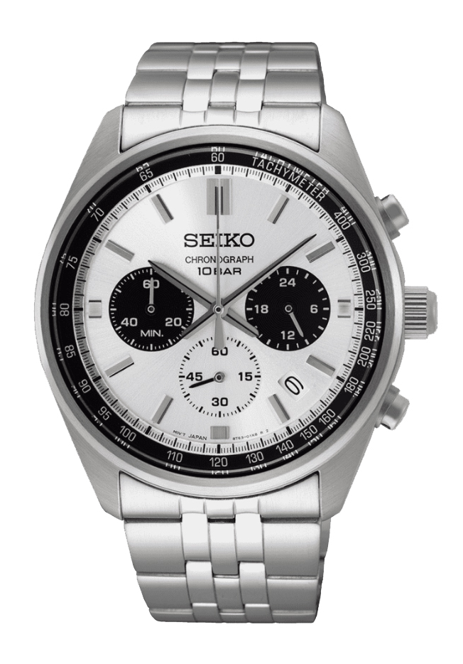 Seiko Herrenchronograph Konzeptionelle Serie Silber