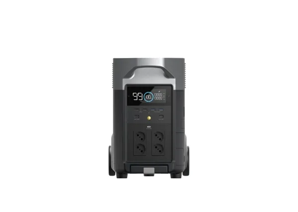 EcoFlow Delta Pro - Transportabel strømstation - AC 220-240 V - litiumjernfosfat - 3600 Wh - Wi-Fi, Bluetooth - output-stikforbindelser: 14