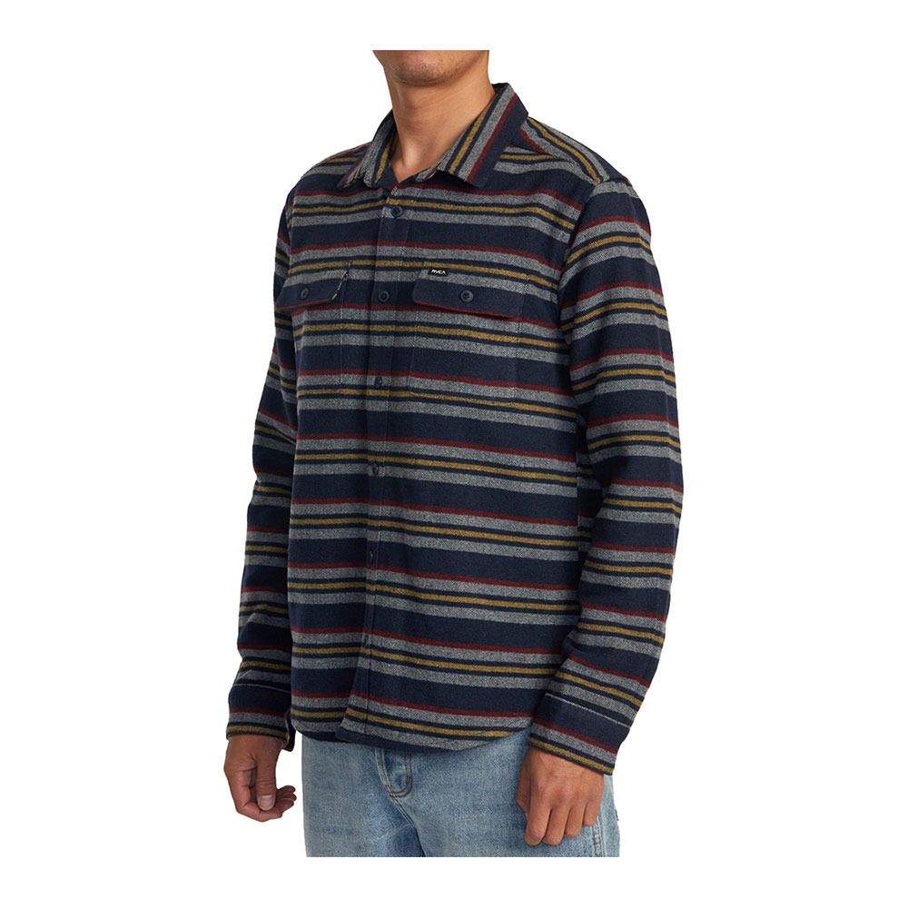 Rvca BLANKET - Chemise Homme navy