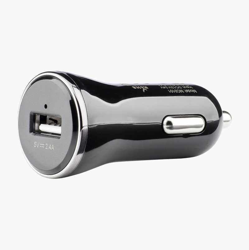Billader, 1 x USB, 12/24 V