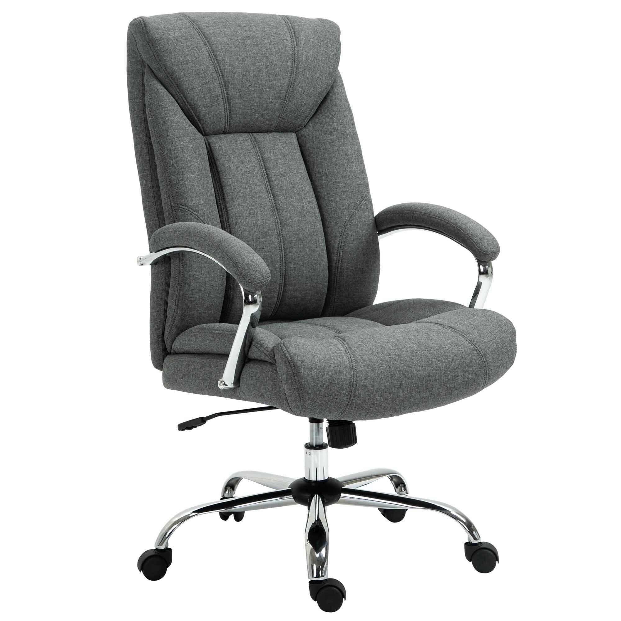 Vinsetto Bürostuhl Ergonomisches Design, Atmungsaktiver Polyester-Bezug 65 x 78 x 110-120 cm (BxTxH)