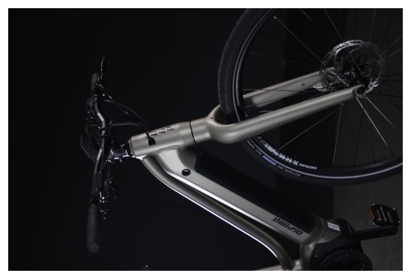Vélo de Ville Electrique OGP Bike Fitness 350 28'' Shimano Altus 9S 500Wh Gris