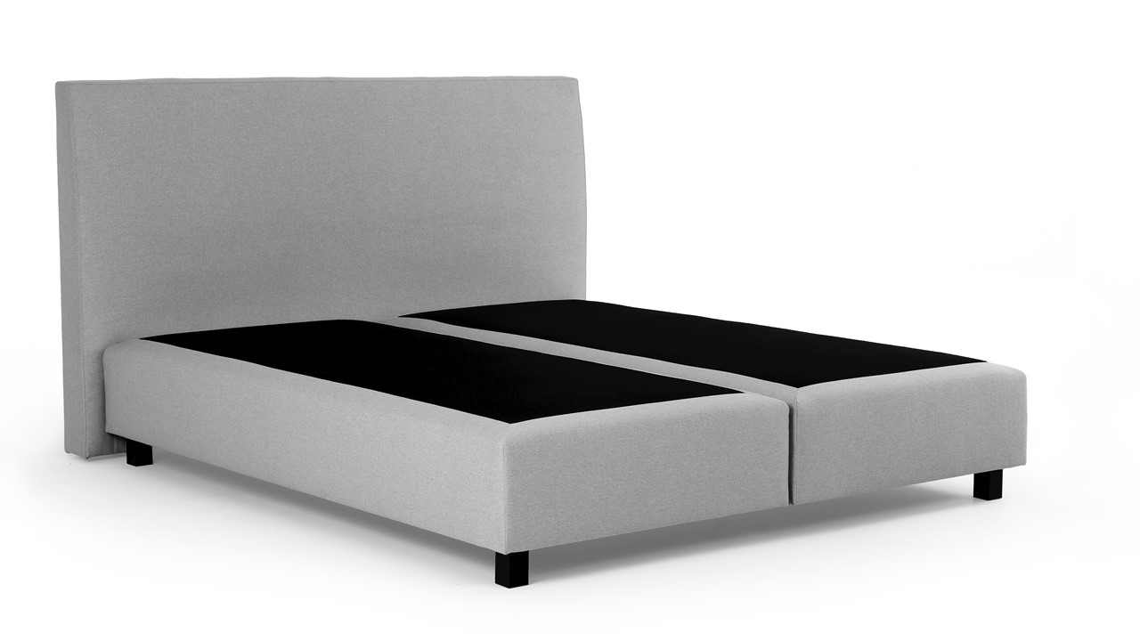 Boxspring Autentik Kurbat zonder matras light grey