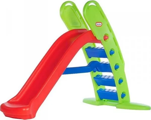 Little Tikes Easy Store Kæmpe Rutsjebane E/S - Primærfarver