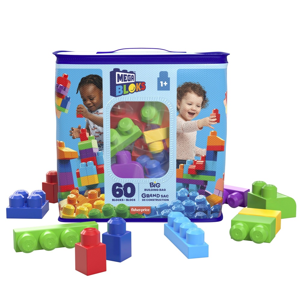Mega Bloks 60-teilige große Bausack-Spielset