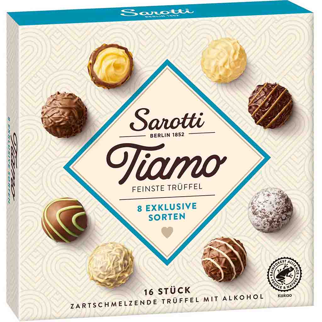 Sarotti Tiamo Feinste Trüffel Mischung 200g MHD:10.2.25