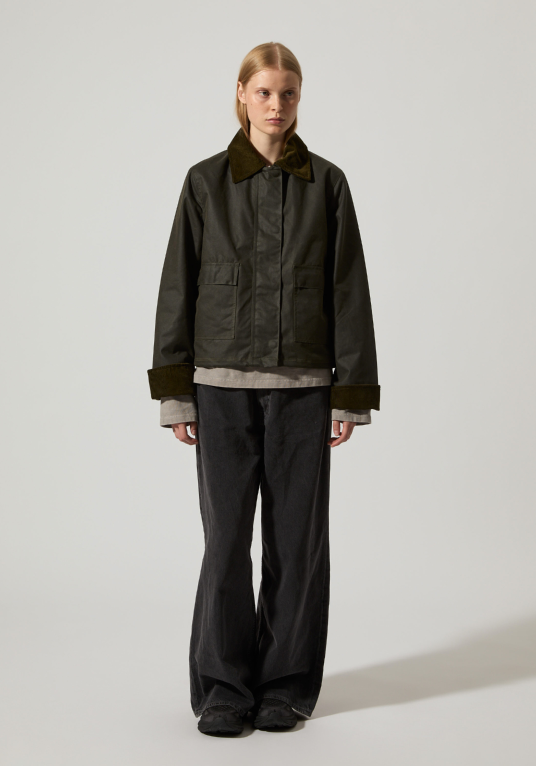 Brixtol Textiles Jacke Sissel Wax Olive