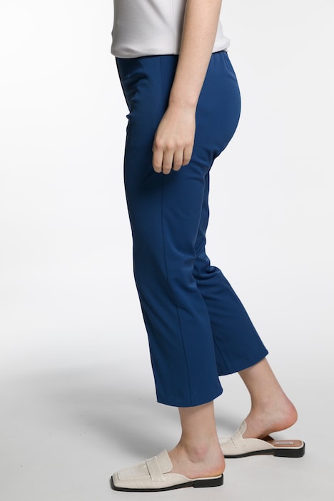 7/8-Bootcut-Hose, schmales Bein, ausgestellter Saum