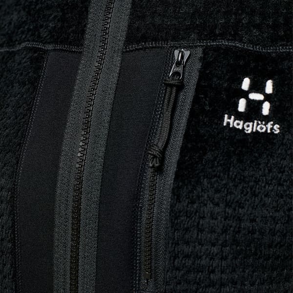 Veste polaire ski rando HAGLÖFS HAGLOFS VASSI MID HOOD WOMEN TRUE BLACK