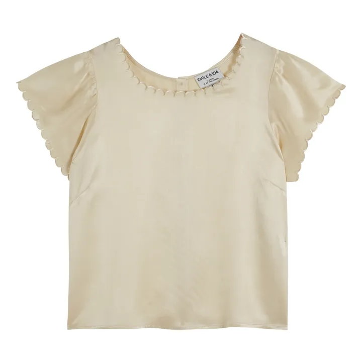 Emile et Ida Top Zophia - Collection Femme | Ivoire