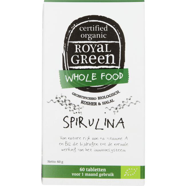 Royal Green Bio Spirulina Tabletten 60 stuks
